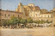 The square in Sulmona